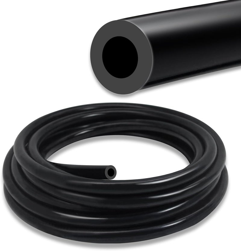 SDZONGES خرطوم فراغ للسيارات، 3/8" (10 مم) خرطوم فراغ، 5 أقدام خطوط فراغ للسيارات، 130 PSI أقصى ضغط خرطوم فراغ سيليكون، أنبوب فراغ أسود، Va-10-5FT - Image 1